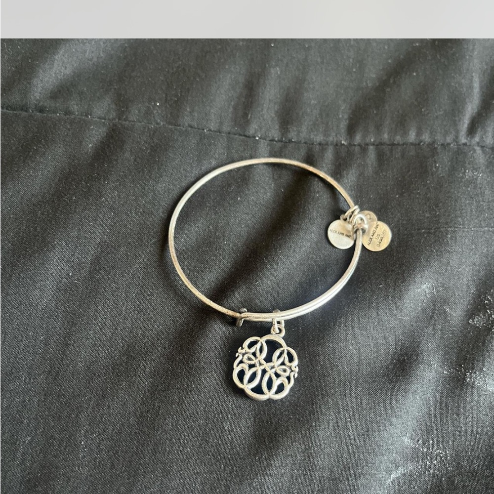 Alex and Ani Silver Charm Bracelet